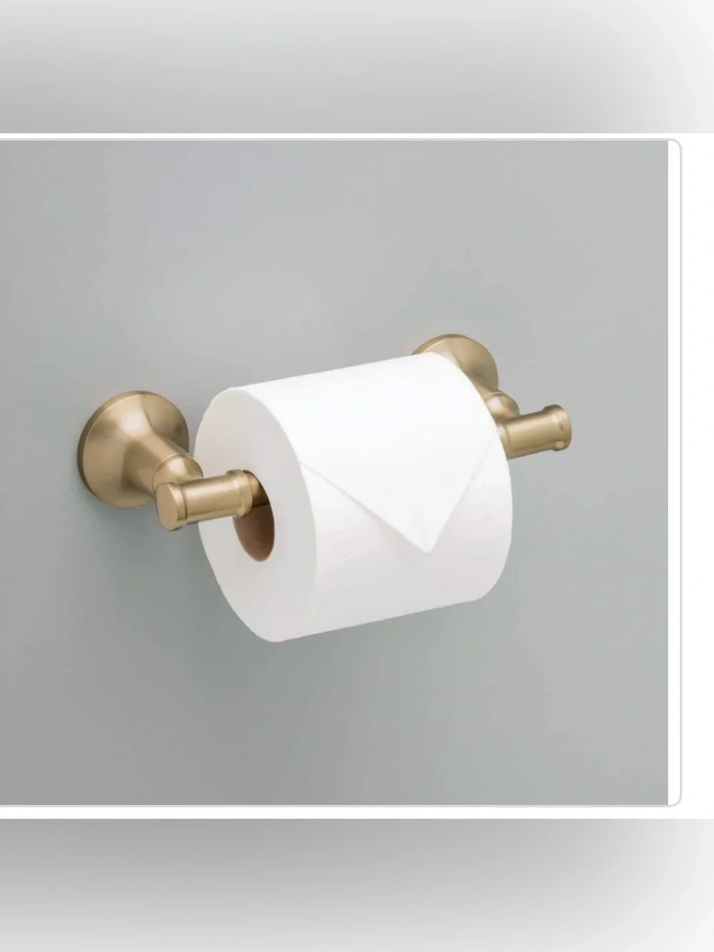 New Delta Chamberlain Champagne Bronze Toilet Paper Holder